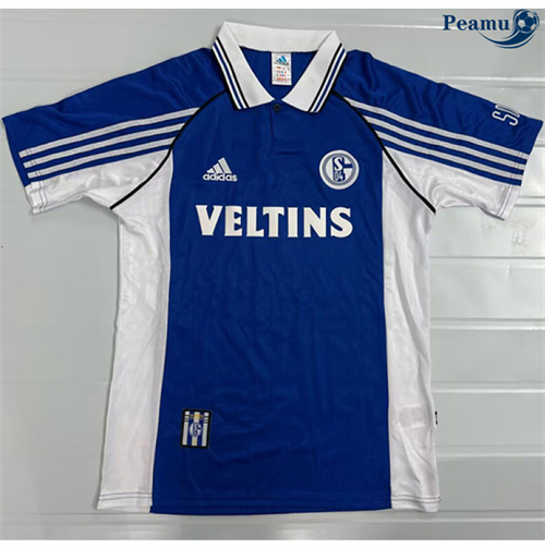 Maillot Rétro foot Schalke 04 Domicile 1998-00