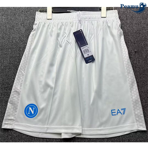 Maillot Short foot Naples Blanc 2025-2026