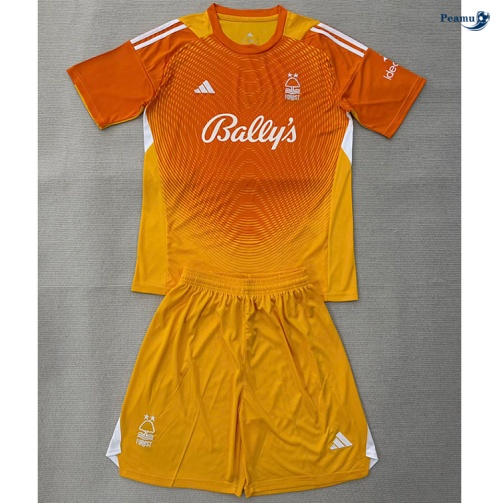 Maillot foot Nottingham Forest Enfant Gardien De But orange 2025-2026
