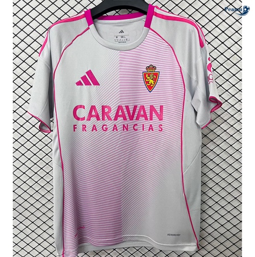 Maillot foot Real Saragosse Rose 2025-2026