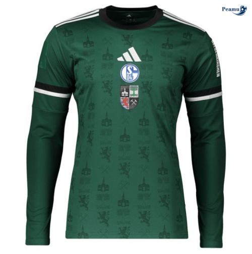 Maillot foot Schalke 04 150e anniversaire Manche Longue 2025-2026