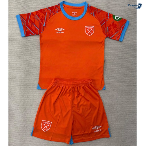 Maillot foot West Ham United Enfant Gardien De But orange 2025-2026