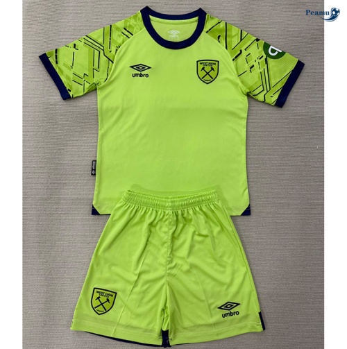 Maillot foot West Ham United Enfant Gardien De But vert 2025-2026