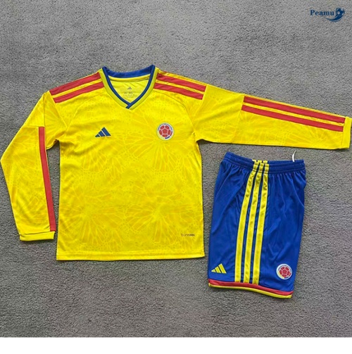 Maillot foot Colombie Enfant Domicile Manche Longue 2026-2027