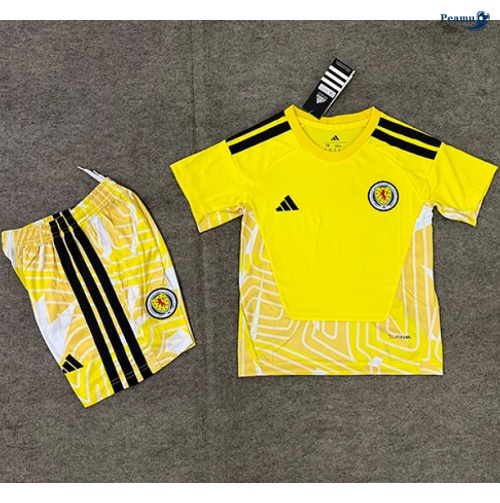 Maillot foot Écosse Enfant Gardien De But Jaune 2026-2027
