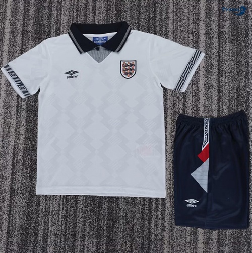 Maillot foot Rétro Angleterre Enfant Domicile 1990