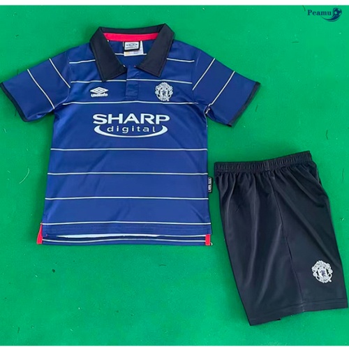 Maillot foot Rétro Manchester United Enfant Exterieur 1999-00