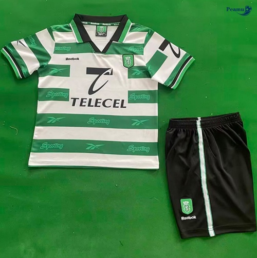 Maillot foot Rétro Sporting CP Enfant Domicile 1999-00