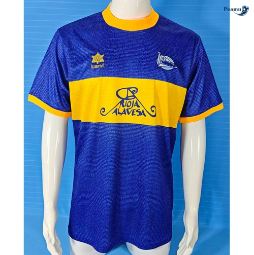 Maillot foot Rétro Alaves Ligue des champions 2000-01