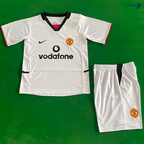 Maillot foot Rétro Manchester United Enfant Exterieur 2002-03