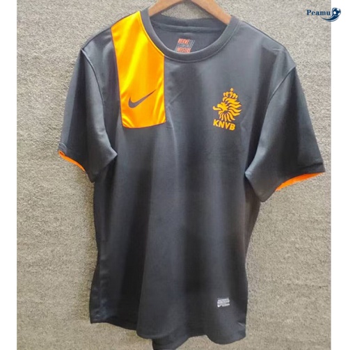 Maillot foot Rétro Pays-Bas Noir 2012