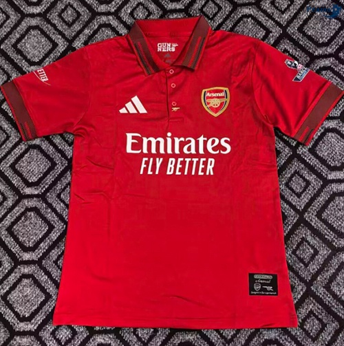Maillot foot Arsenal red 2025-2026