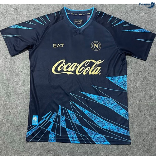 Maillot foot Naples pre-match Bleu marine 2025-2026