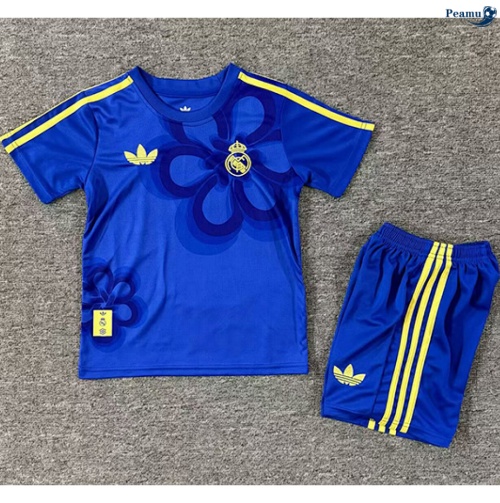 Maillot foot Real Madrid Enfant Bleu 2025-2026