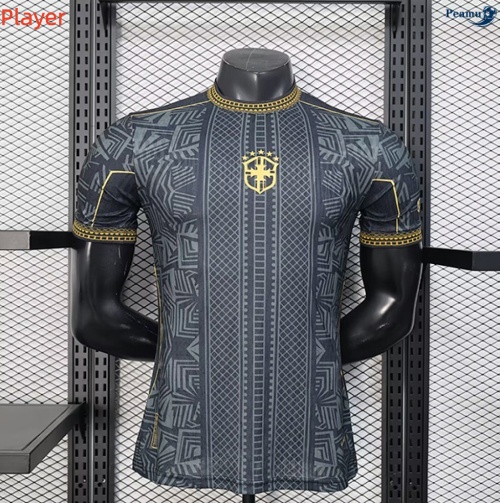 Maillot foot Brésil Player Training noir 2026-2027