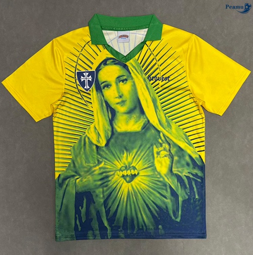 Maillot foot Brésil Maria jaune 2026-2027