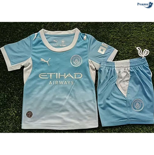 Maillot foot Manchester City Enfant Bleu 2026-2027