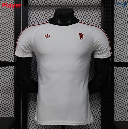 Maillot foot Manchester United Casual Player Blanc 2026-2027