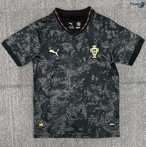 Maillot foot Portugal Black/Or 2026-2027