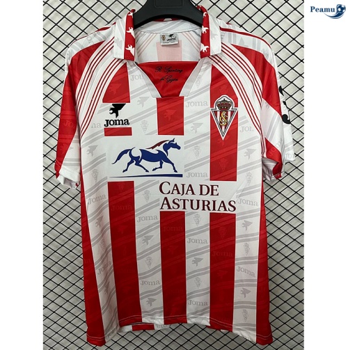 Maillot foot Retro Sporting Gijon rouge 1995-96