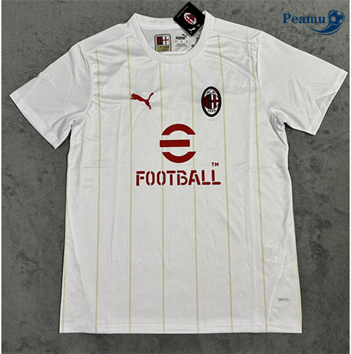 Maillot foot AC Milan 125e anniversaire Blanc 2025-2026 peamu 3430