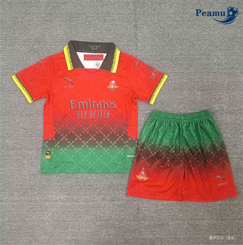 Maillot foot AC Milan Enfant Fourth 2024-2025 peamu 3123