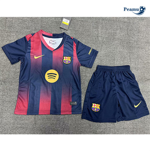 Maillot foot Barcelone Enfant Rouge 2025-2026 peamu 3069