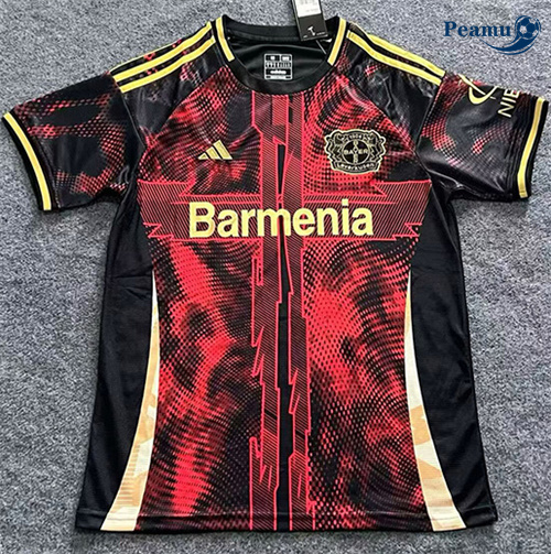Maillot foot Bayer 04 Leverkusen Noir 2024-2025 peamu 3038