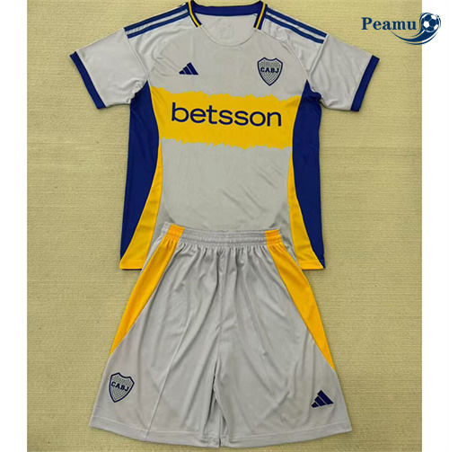 Maillot foot Boca Juniors Enfant Gris 2025-2026 peamu 3084