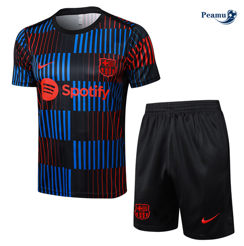 Maillot Kit Entrainement Barcelone + Shorts noir 2024-2025 peamu 3604