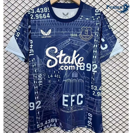 Maillot foot Everton Training 2025-2026 peamu 3238