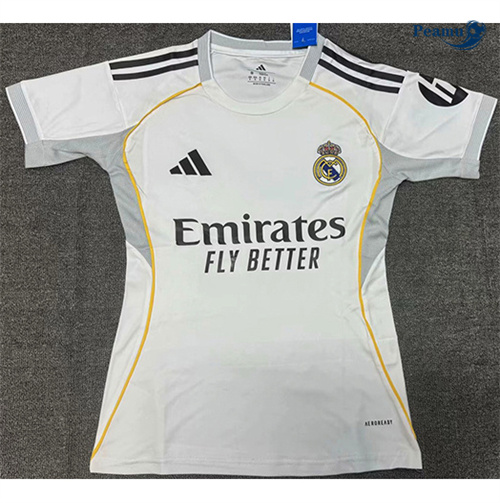 Maillot foot Real Madrid Femme Domicile 2025-2026 peamu 3135