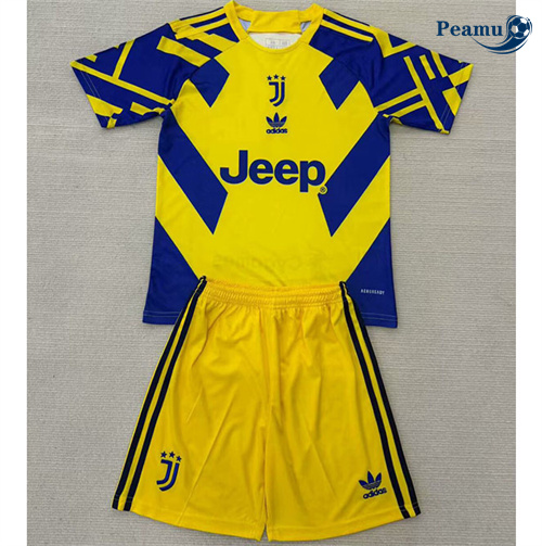 Maillot foot Juventus Enfant spécial Jaune 2024-2025 peamu 3129