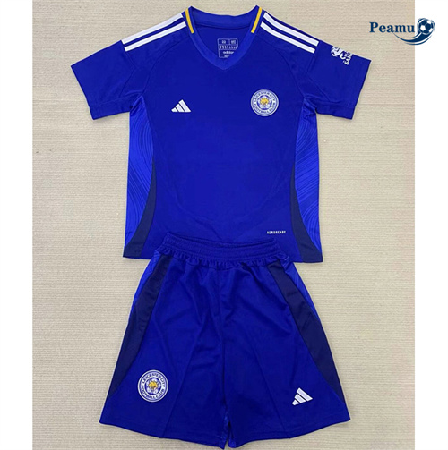 Maillot foot Leicester City Enfant Domicile 2024-2025 peamu 3116