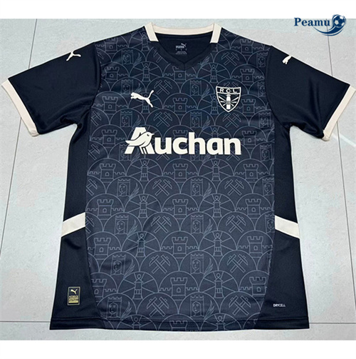 Maillot foot Lens Special Noir 2024-2025 peamu 3155