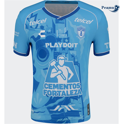 Maillot foot Pachuca Third 2024-2025 peamu 3030