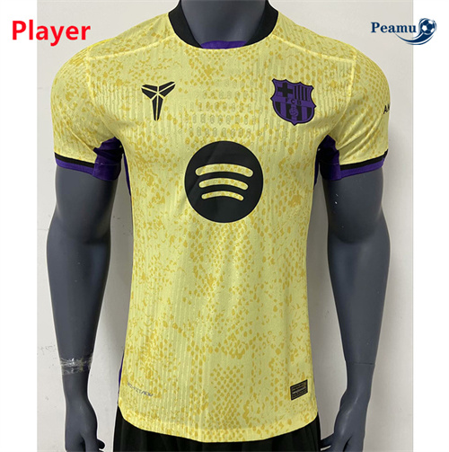 Maillot foot Barcelone Player Jaune 2024-2025 peamu 3193