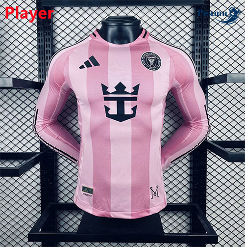 Maillot foot Inter Miami Player Domicile Manche Longue 2025-2026 peamu 3177