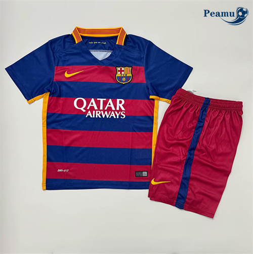 Maillot Rétro Classico Maglie Barcelone Enfant Domicile 2015-16 peamu 3293