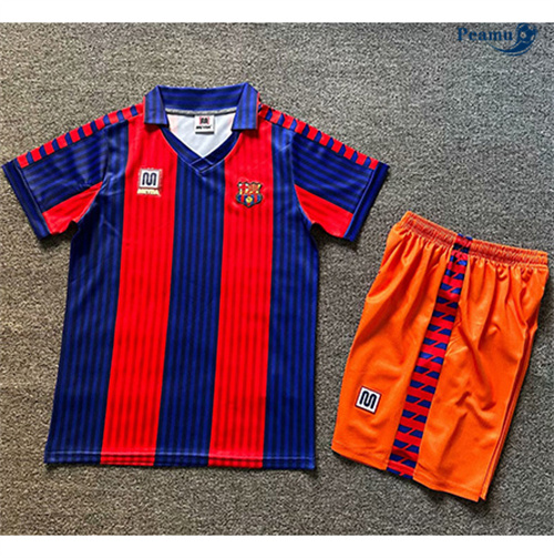 Maillot Rétro Classico Maglie Barcelone Enfant Domicile 1991-92 peamu 3297