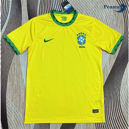 Maillot Rétro Classico Maglie Brésil Domicile 2020 peamu 3352