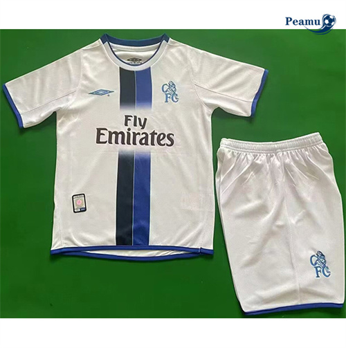 Maillot Rétro Classico Maglie Chelsea Enfant Exterieur 2003-05 peamu 3379