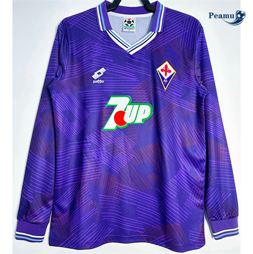 Maillot Rétro Classico Maglie Fiorentina Domicile Manche Longue peamu 3418