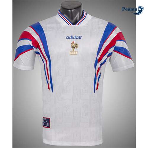 Maillot Rétro Classico Maglie France Exterieur 1996 peamu 3359
