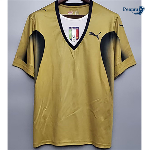 Maillot Rétro Classico Maglie Italie Gardien De But Golden 2006 peamu 3364