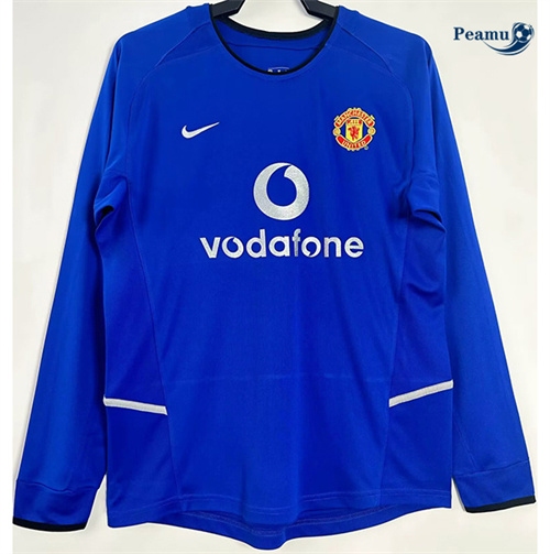 Maillot Rétro Classico Maglie Manchester United Third Manche Longue 2002-03 peamu 3402