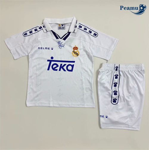 Maillot Rétro Classico Maglie Real Madrid Enfant Domicile 1994-96 peamu 3307