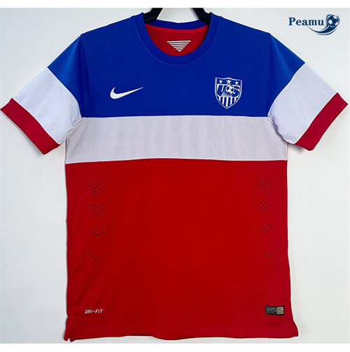 Maillot Rétro Classico Maglie États-Unis Exterieur 2014 peamu 3356