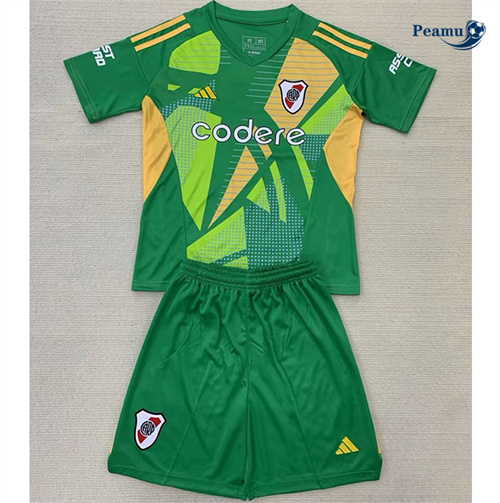 Maillot foot River plate fc Enfant Gardien De But Vert 2024-2025 peamu 3087