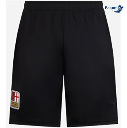 Maillot Short foot Short AC Milan Domicile 125e ​​anniversaire Noir 2024-2025 peamu 3444